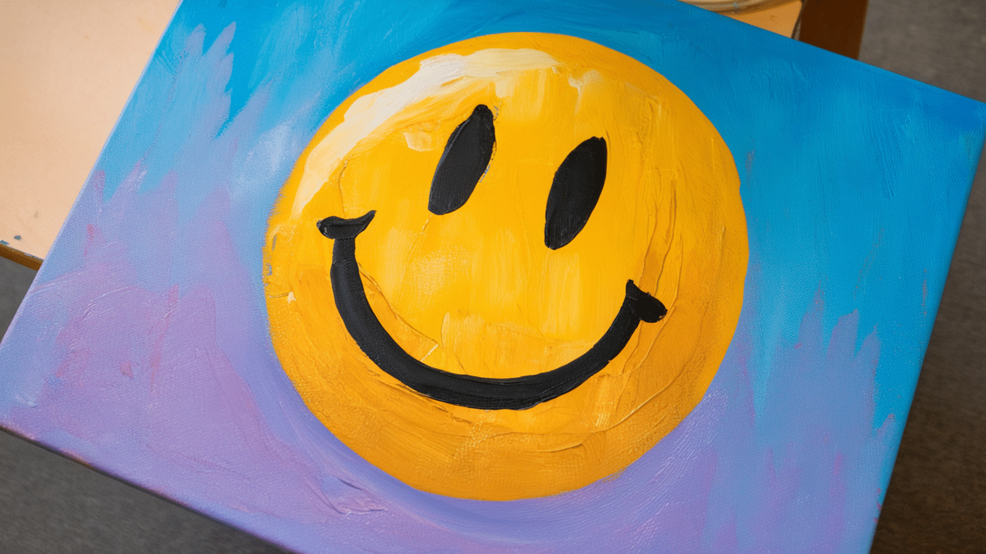 layered background detail painting easy painting ideas for kids