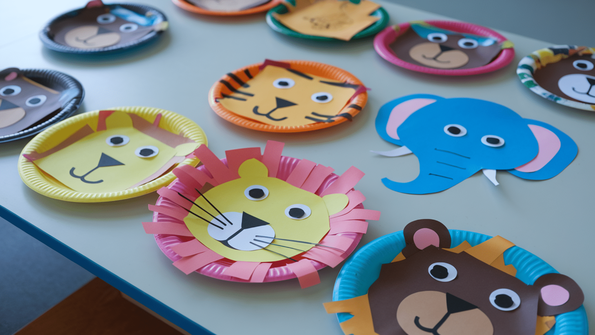 paper plate animal faces easy craft ideas for kids at school