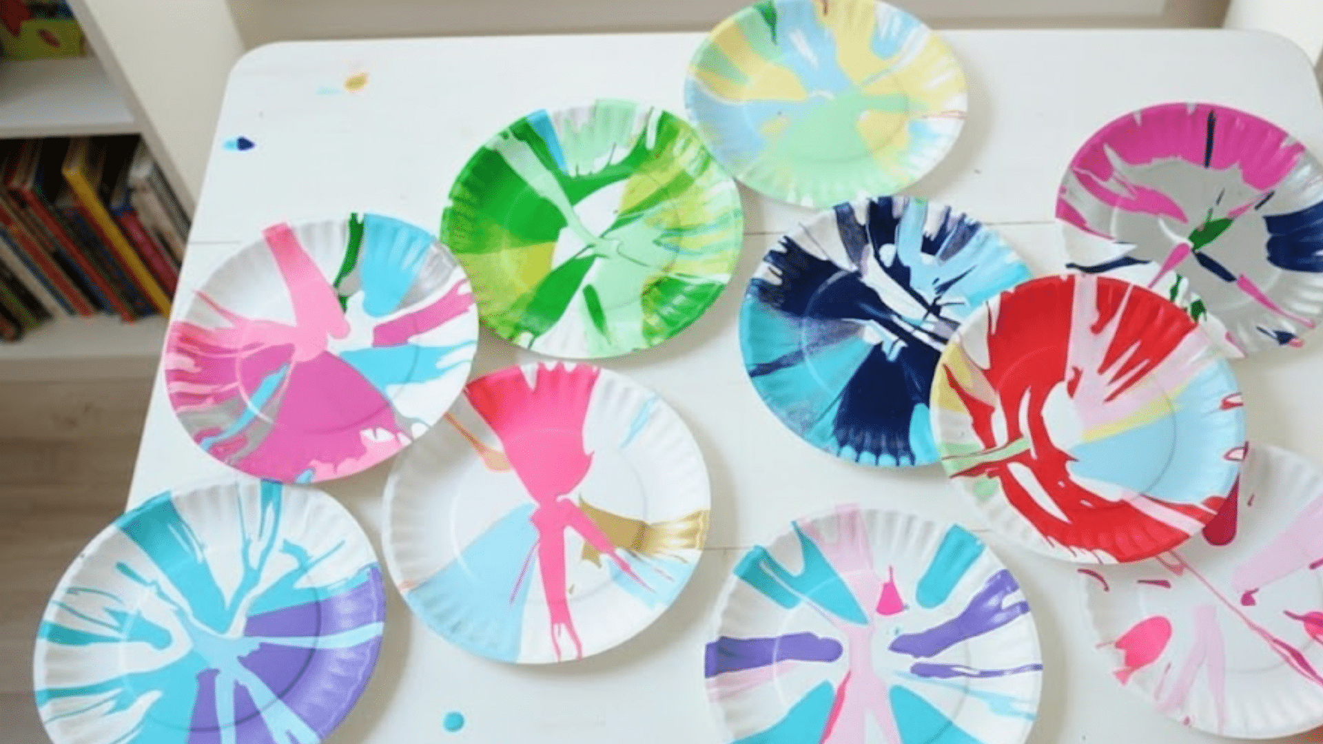 spin art painting easy painting ideas for kids