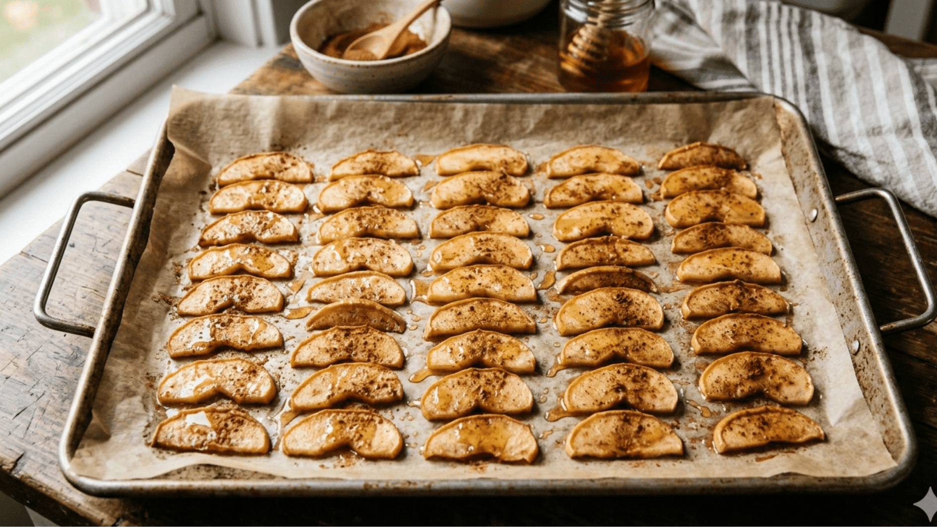 apple cinnamon baked slices