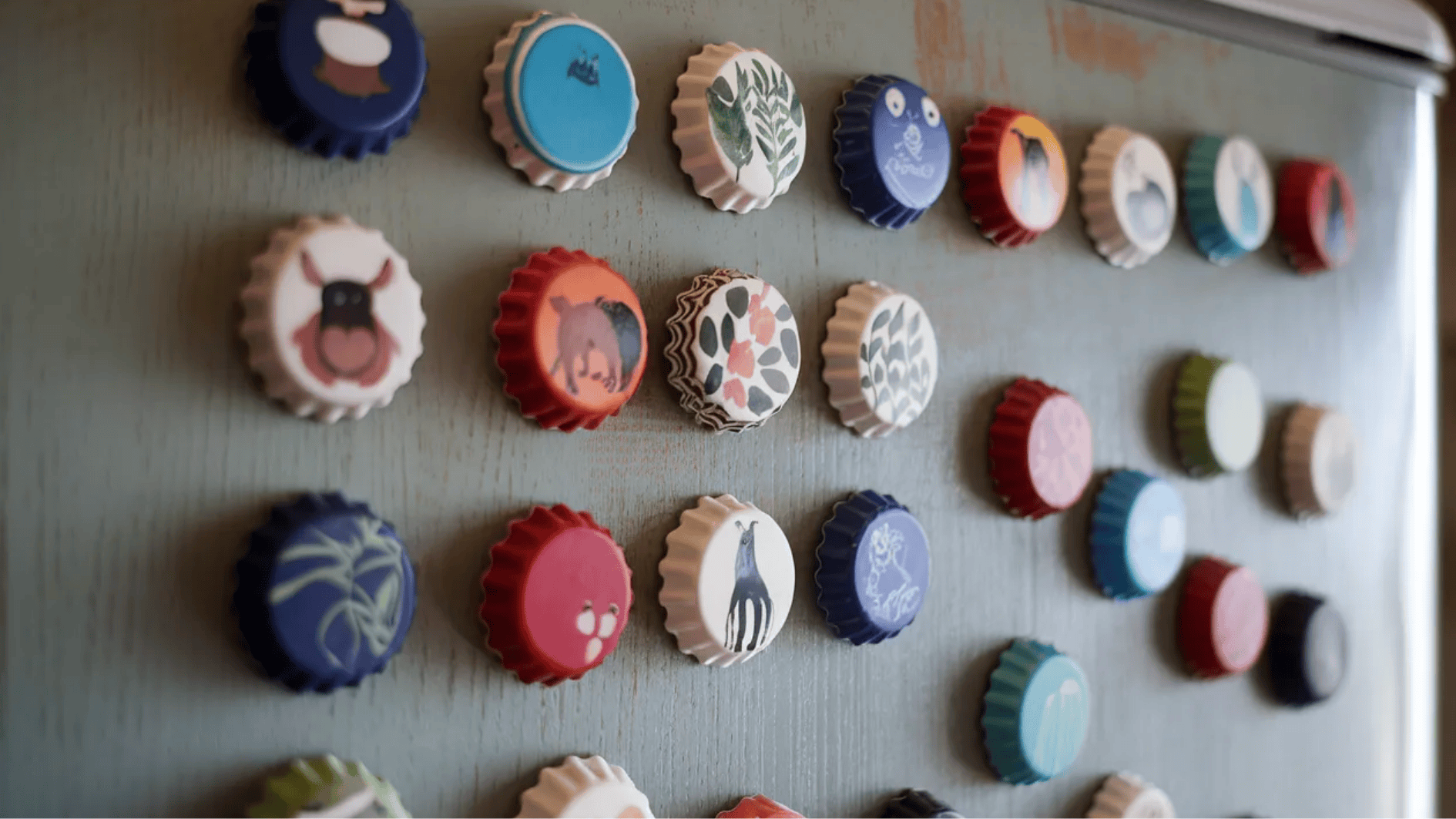 bottle cap magnets