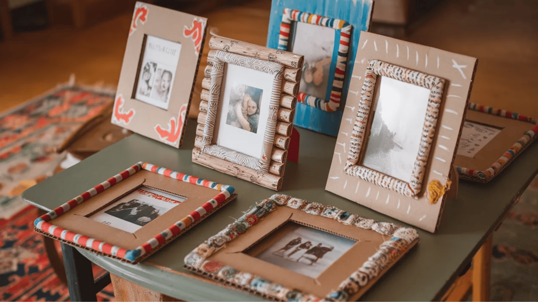 cardboard photoframes