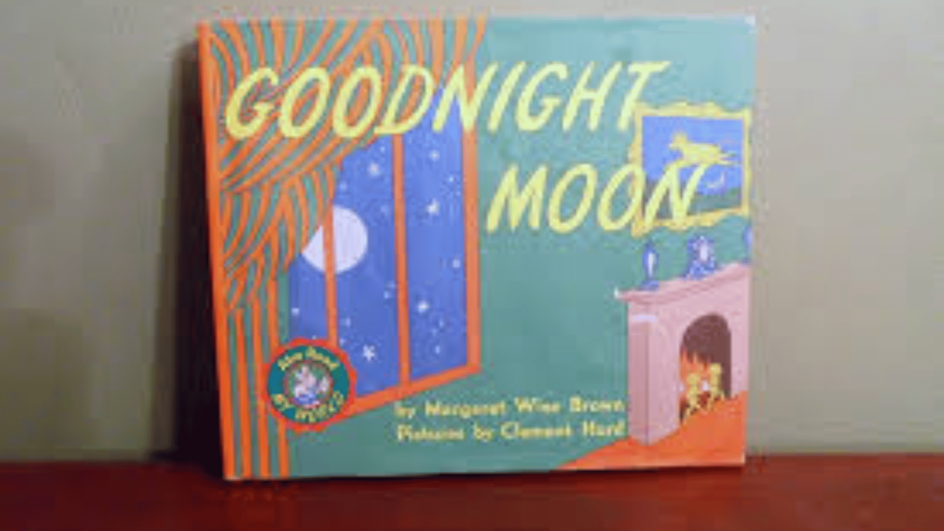 cover of Goodnight Moon by Margaret Wise Brown with a cozy nighttime window illustration and soft, calming colors