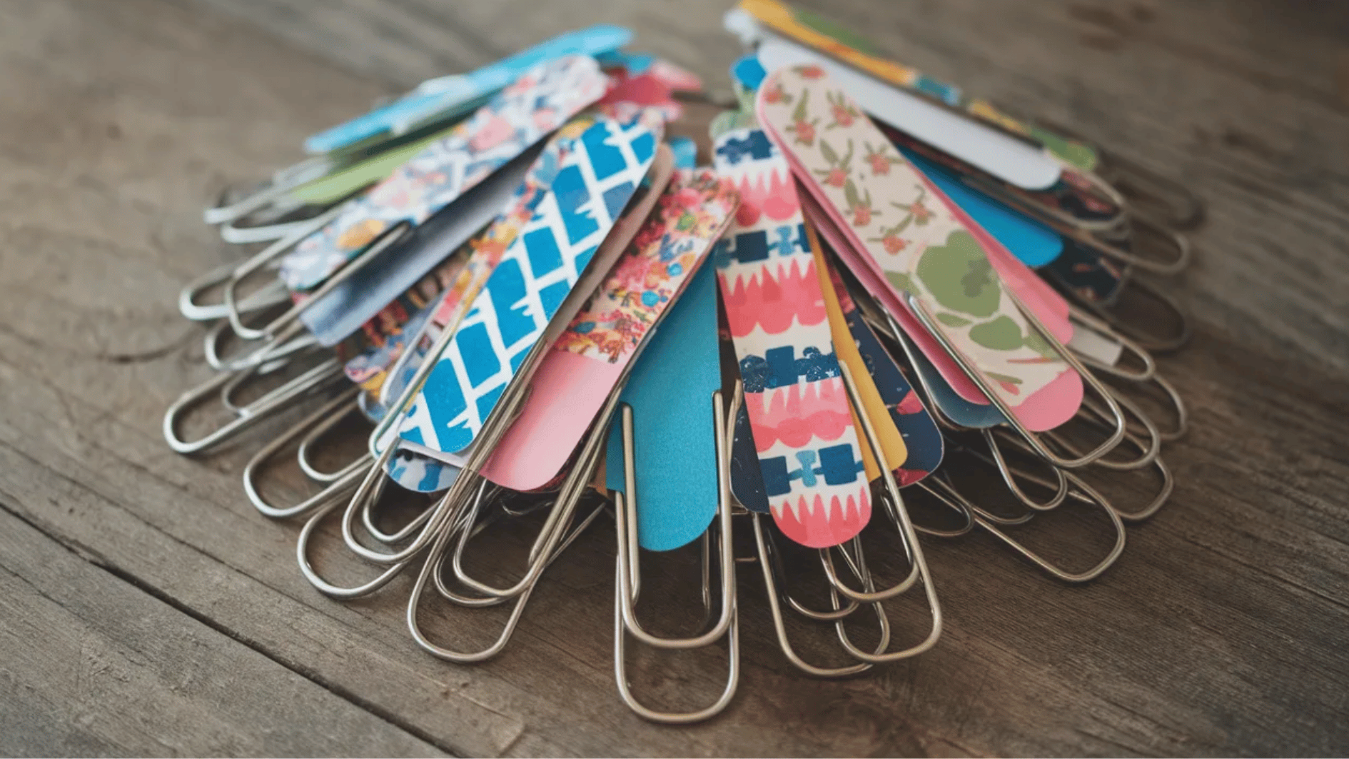 diy magnetic bookmark clips