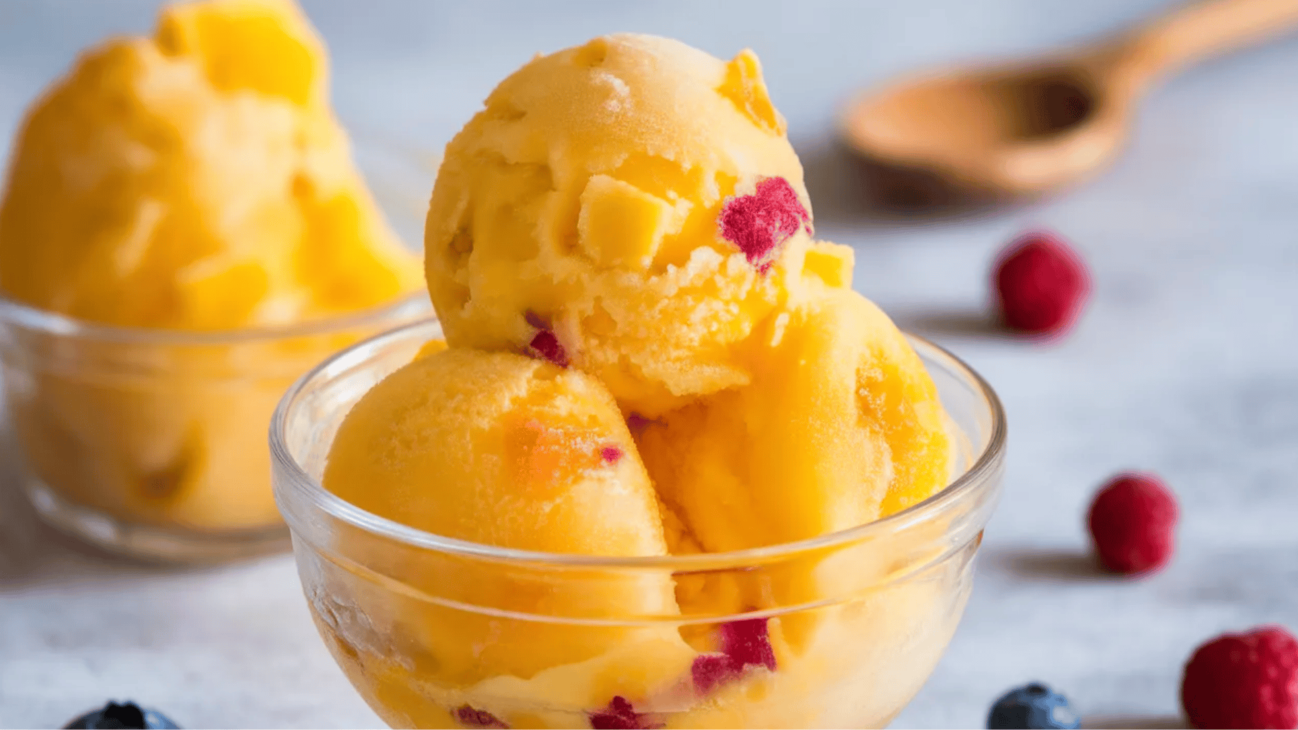 mango fruit sorbet