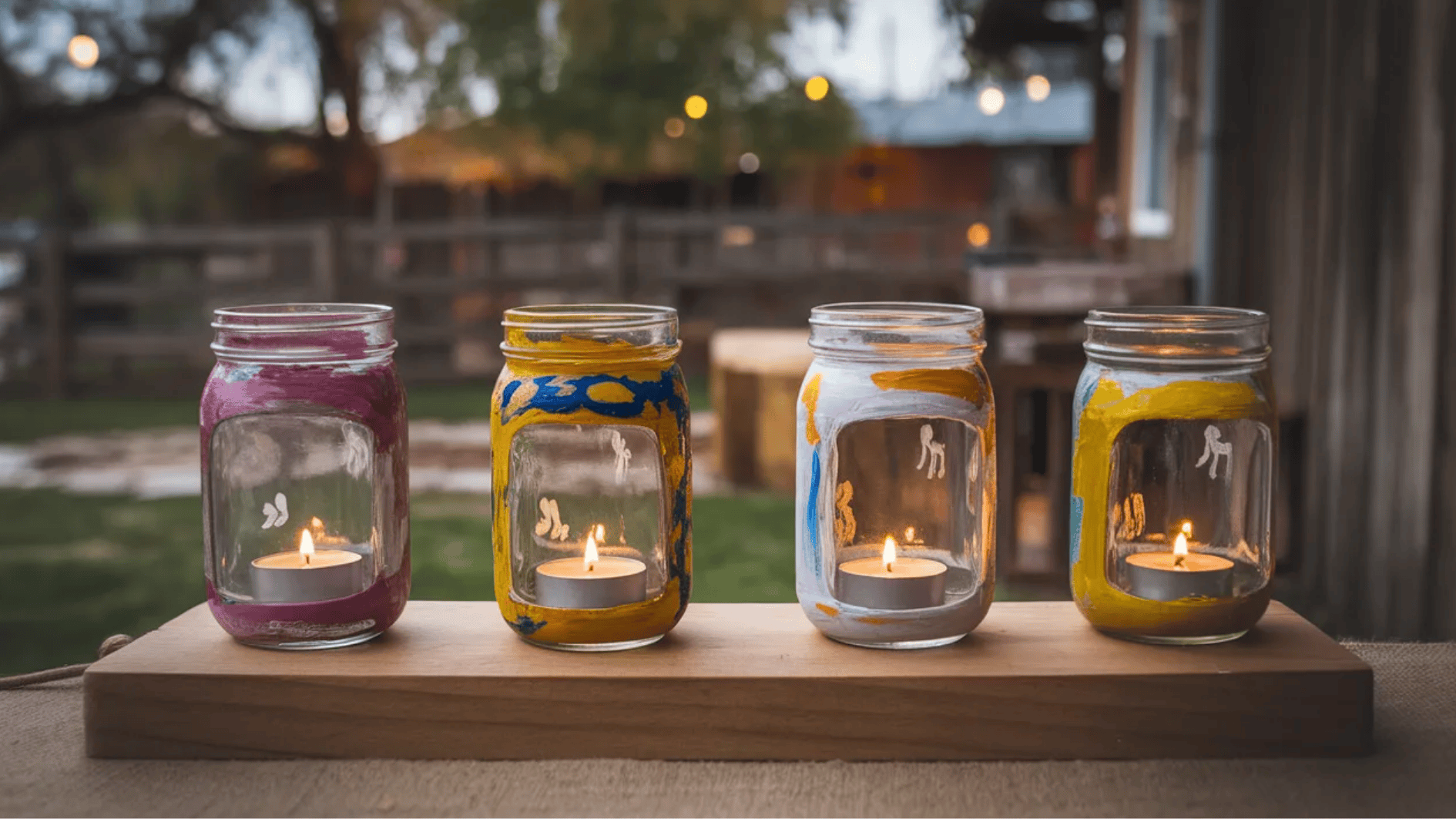 mason jar lanterns