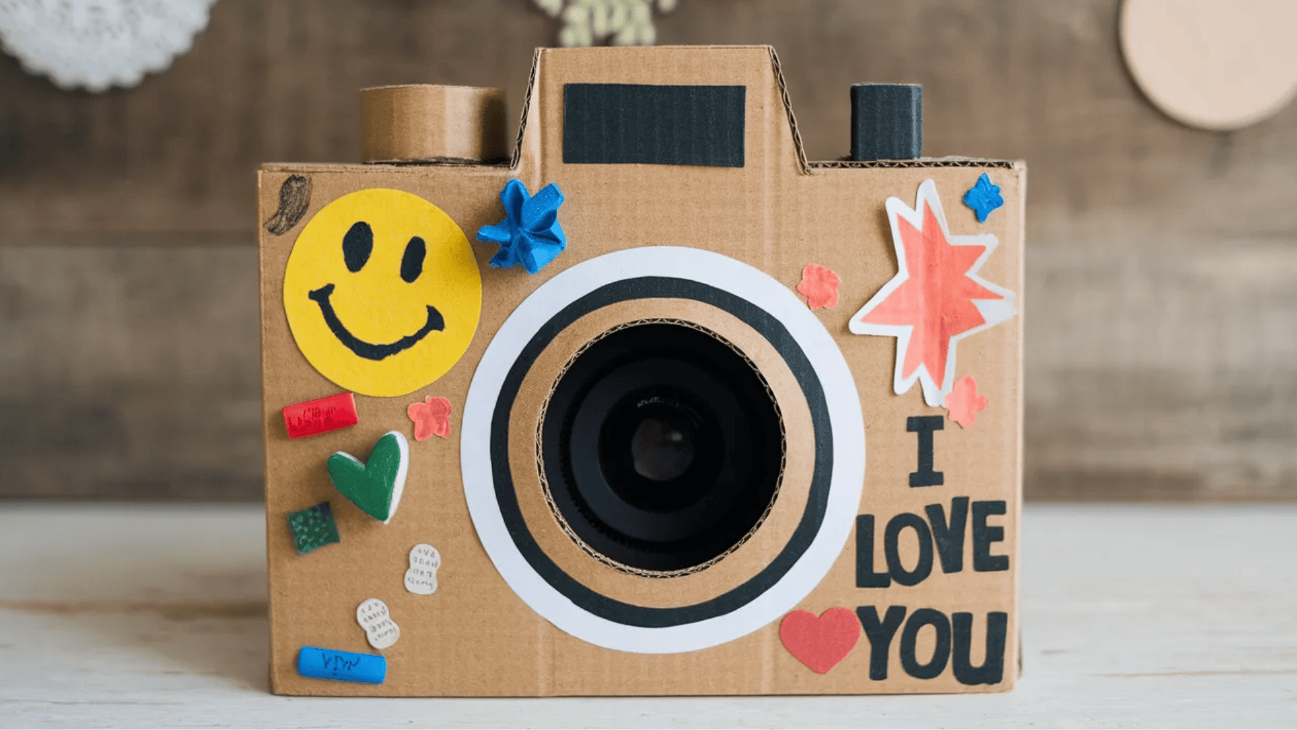 paper cardboard toy camera