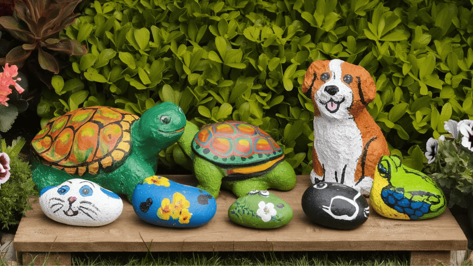 rock animal sculpture