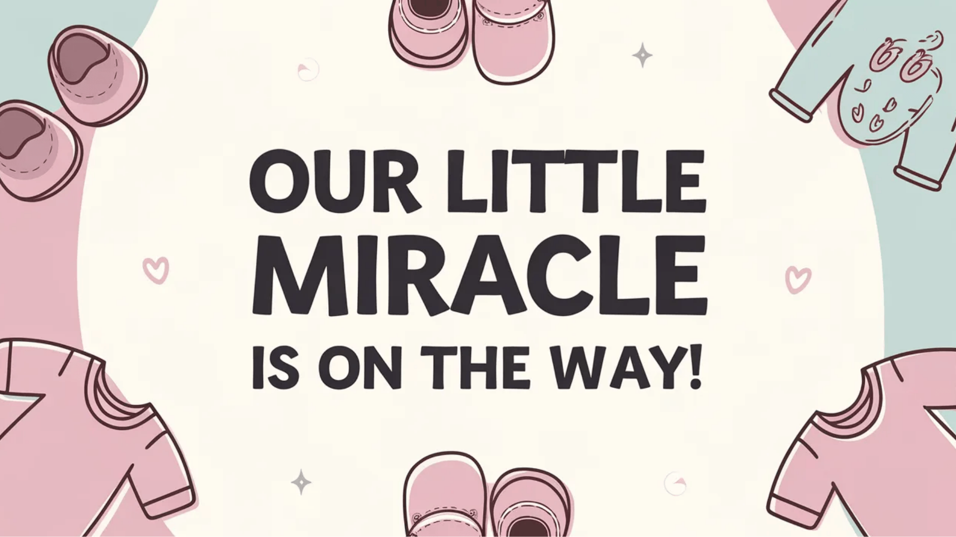 sentimental baby announcements