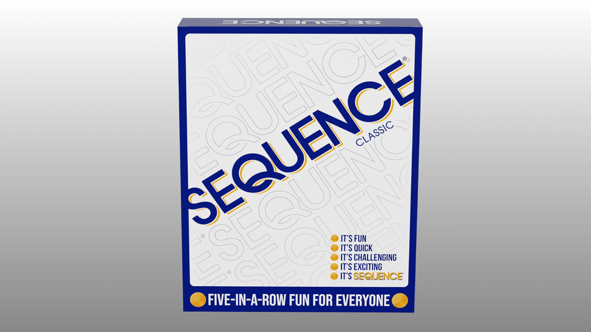 sequence board game card and chip strategy family game