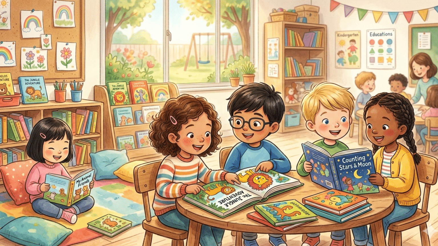 Pages of Wonder: 31 Exciting Kindergarten Books to Read - Freddy The ...