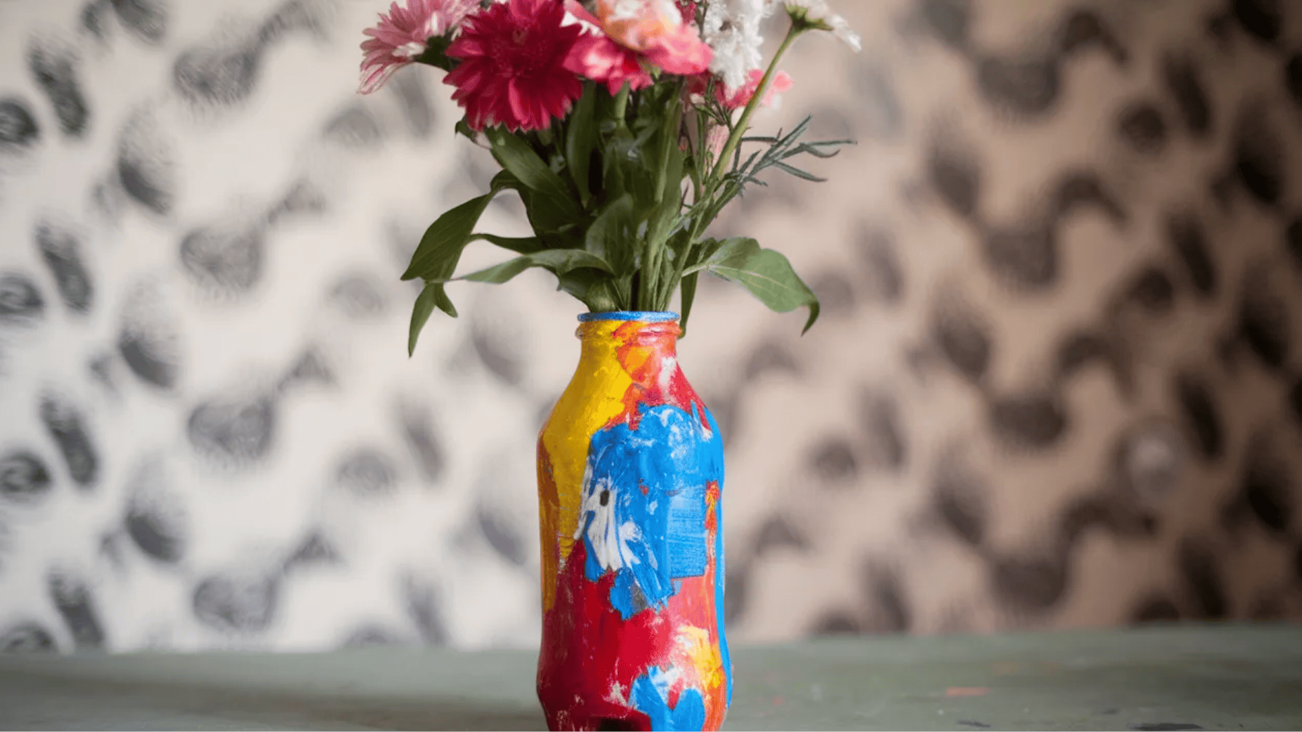 soda bottle flower vase