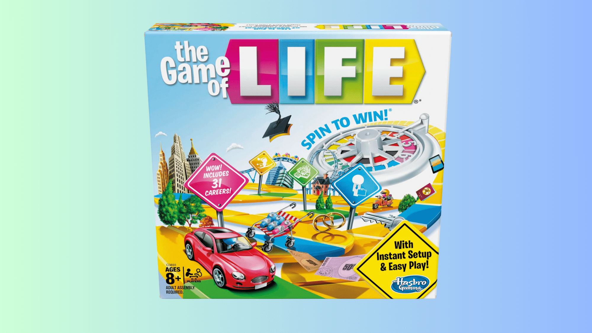 the game of life board game family life simulation game