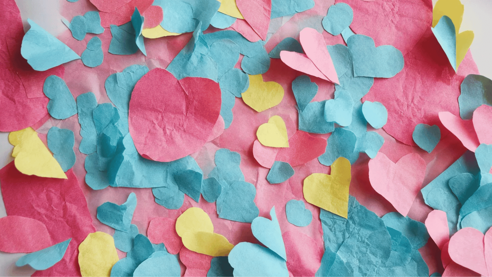 tissue paper collage