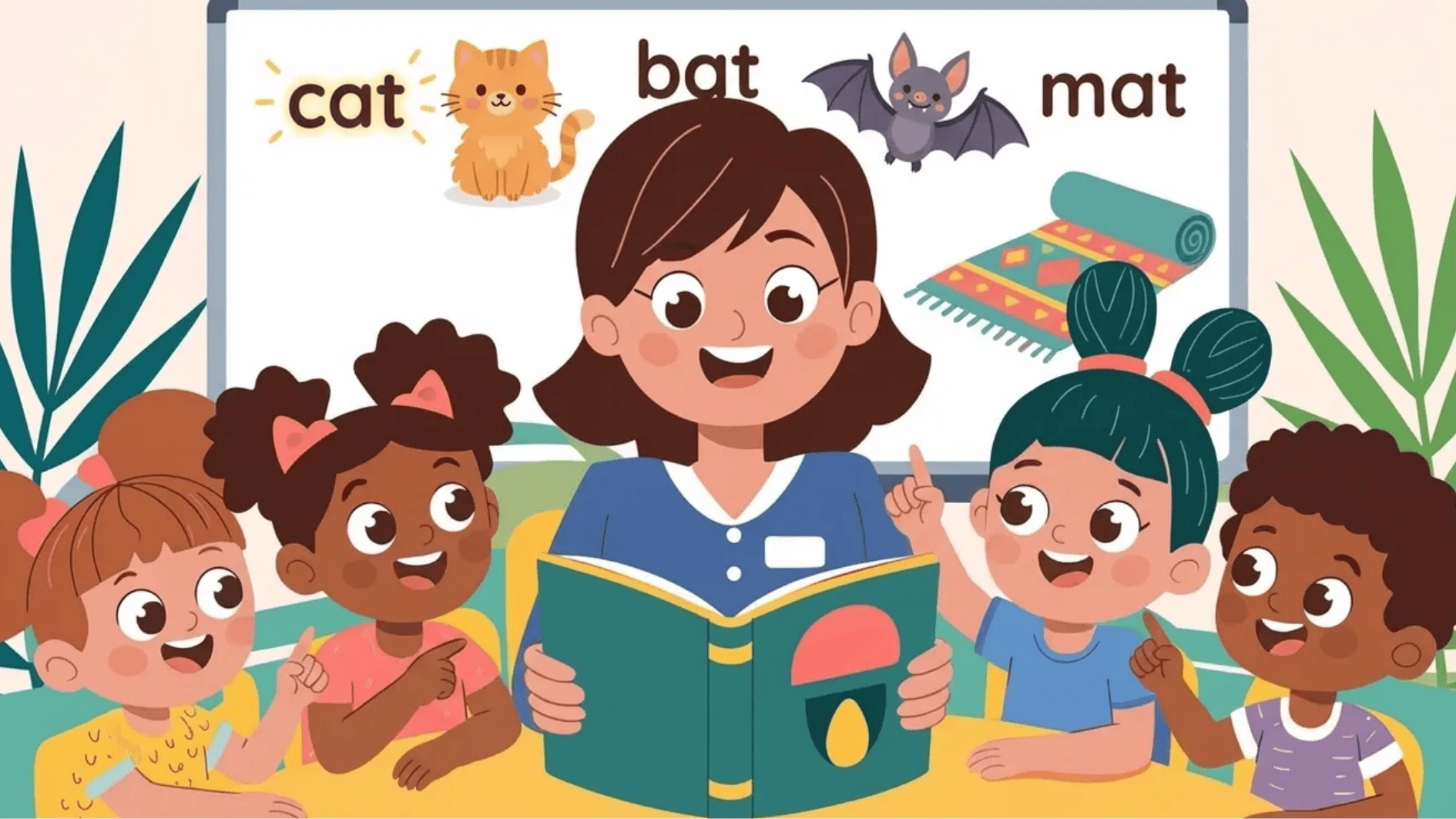 60 Fun and Easy Rhyming Words for Kindergarten - Freddy The Frogcaster