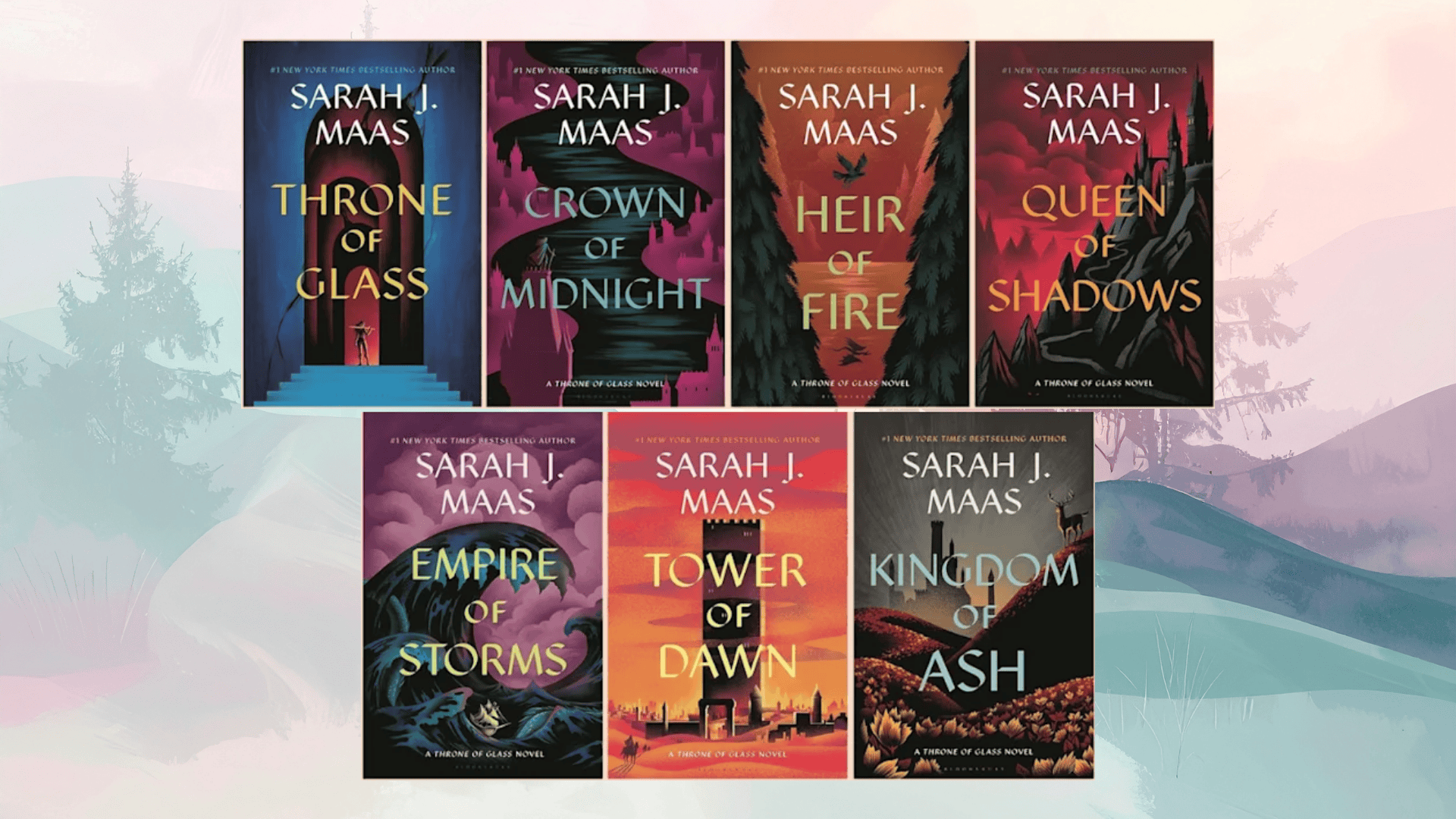 fantasy novels with detailed and creative cover artwork, showcasing mythical worlds, powerful magic, and epic journeys