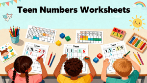 Practicing Teen Numbers 15 Free Printable Teen Numbers Worksheets for Kids - Freddy The Frogcaster