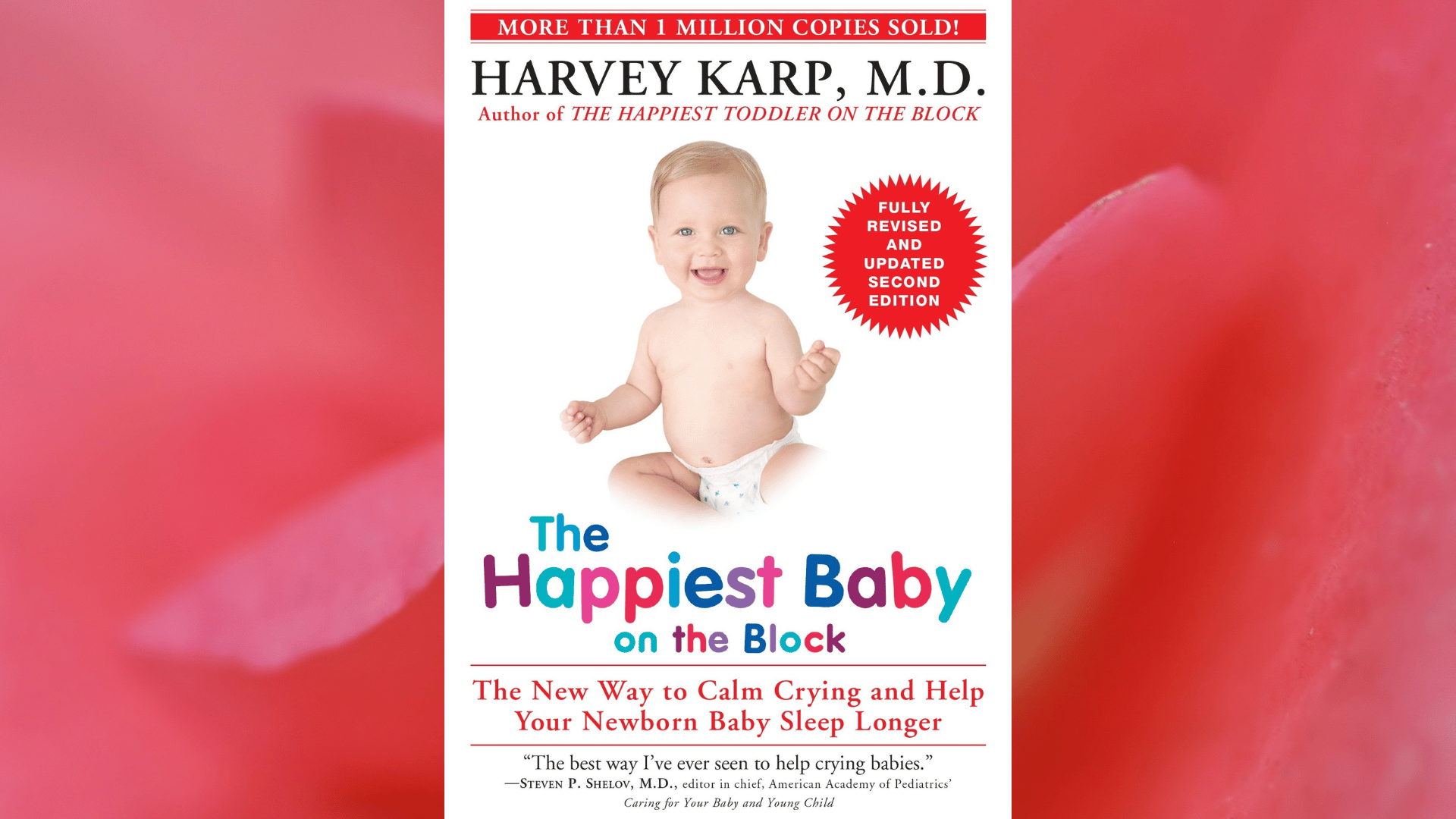 book cover the happiest baby on the block harvey karp md smiling diaper red badge whitebackground parenting sleep crying