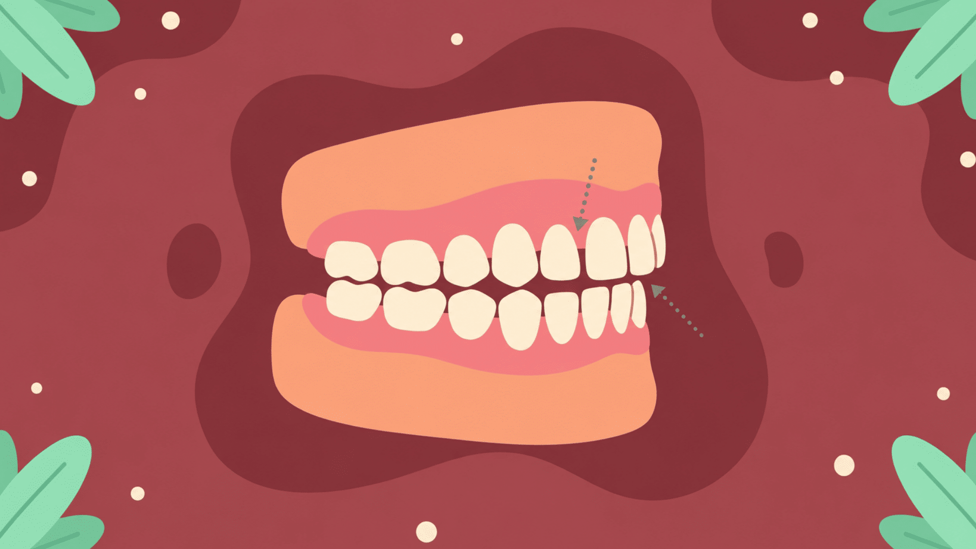 child mouth showing mixed baby and permanent teeth during tooth transition stage